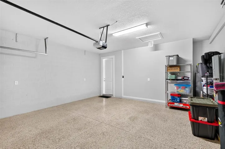 Durable Epoxy flooring in garage