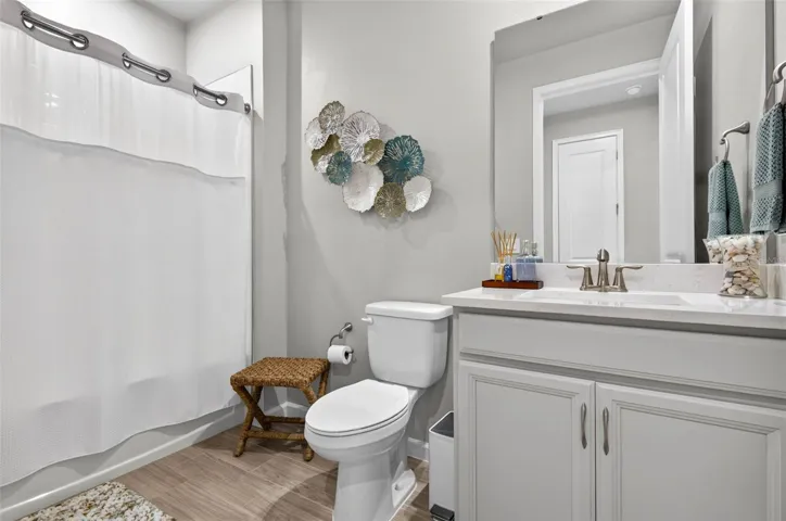 spacious second bath