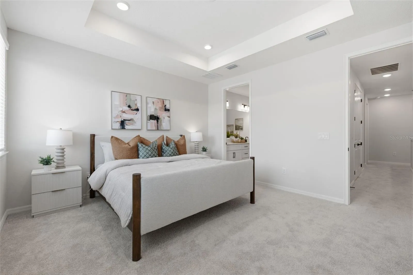 Primary bedroom - model home