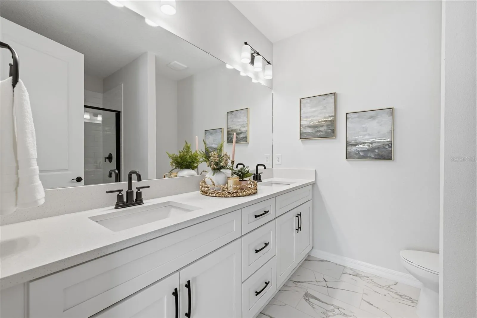Primary bathroom - model home