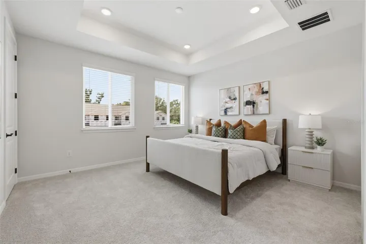Primary bedroom - model home