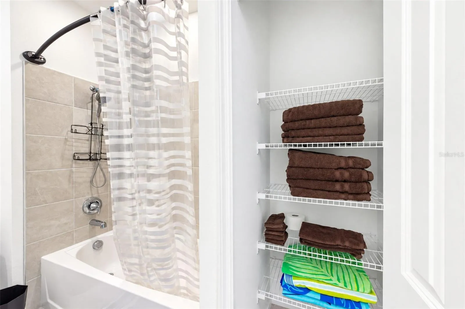 Guest Bath with Additional Linen Closet