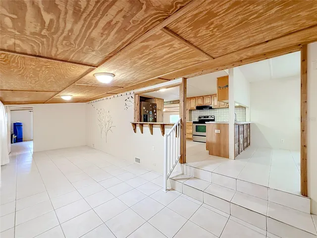 2nd Living Area open to Kitchen and DR