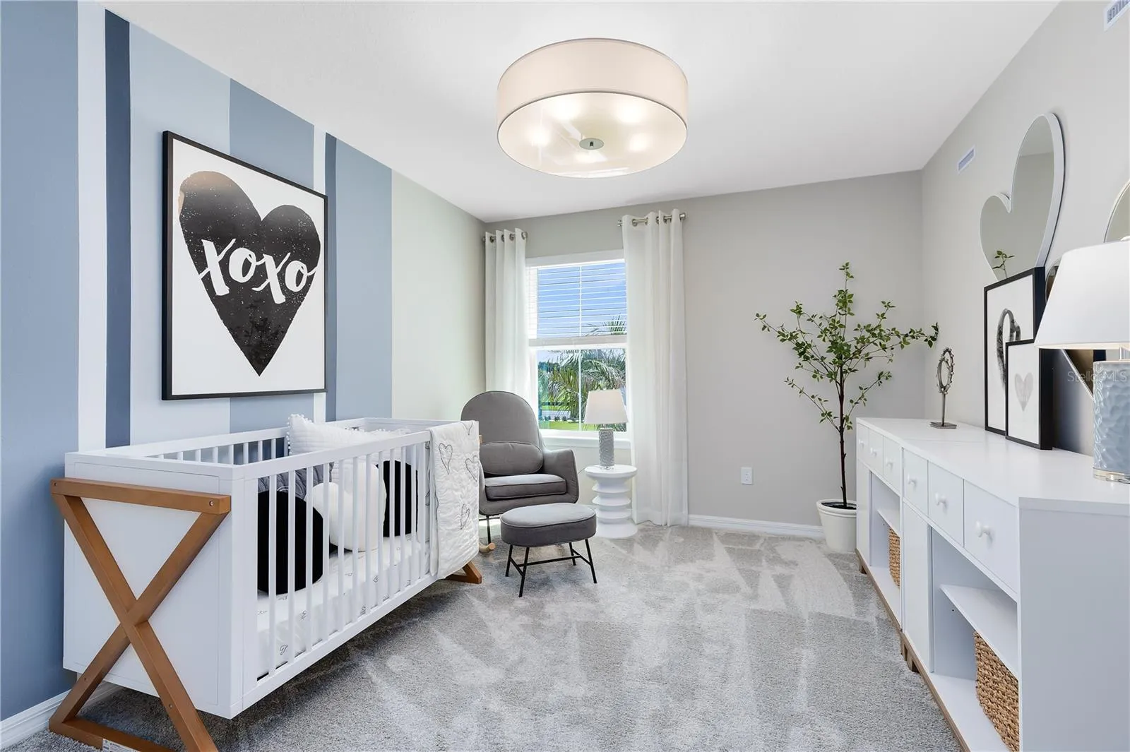 Model Home Design Only. Pictures and furnishings are for illustrative purposes only. Elevations, colors and options may vary. Furniture is for model home staging only.