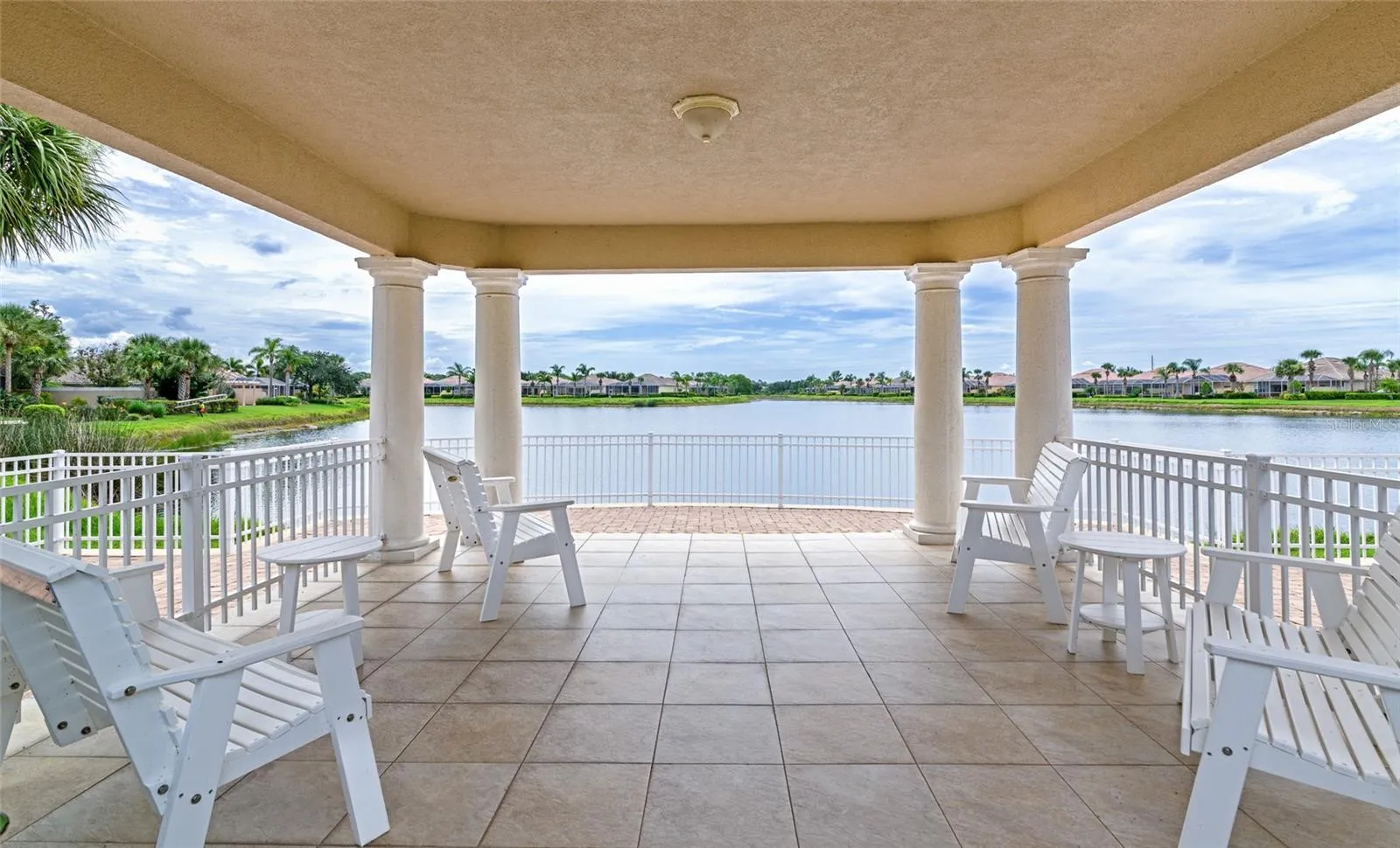 Event pavilions and lawns.