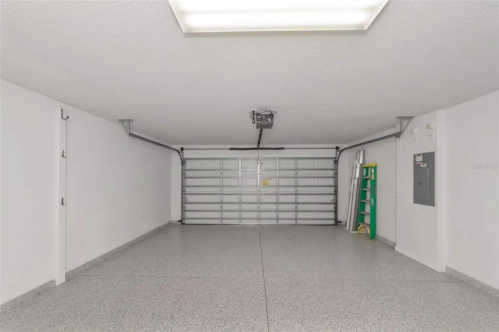 Brand new epoxy finished garage floor.