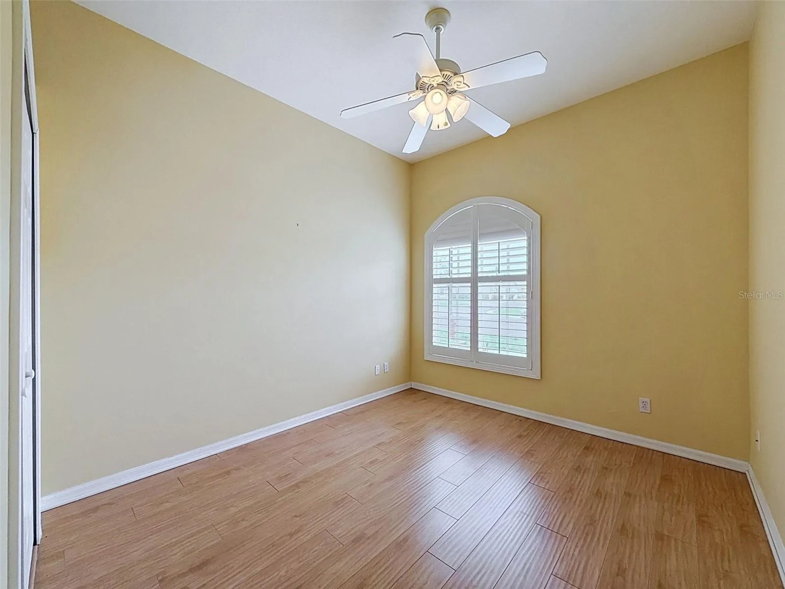 Bedroom 3 with shutters