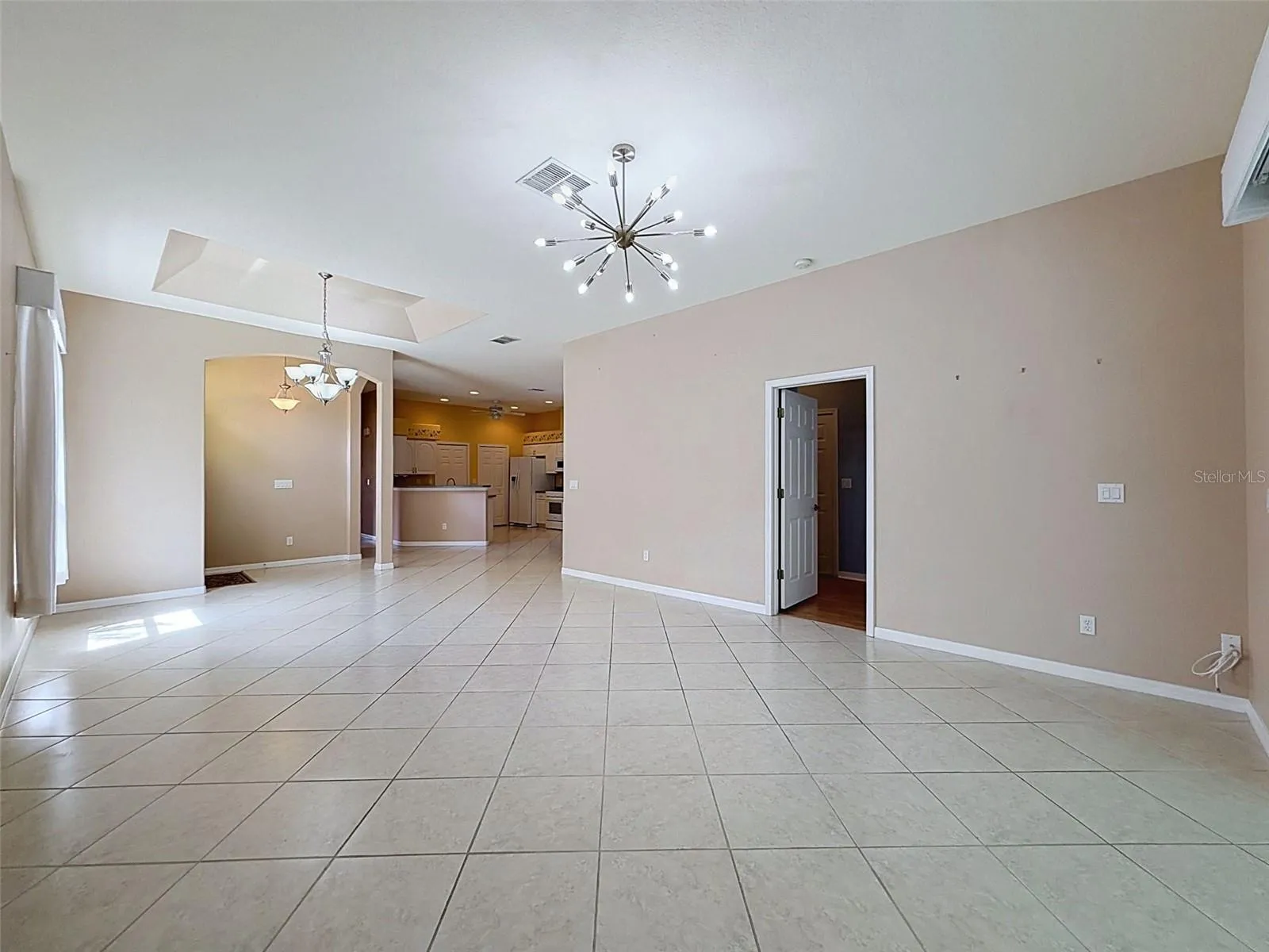 Main Living area with kitchen view