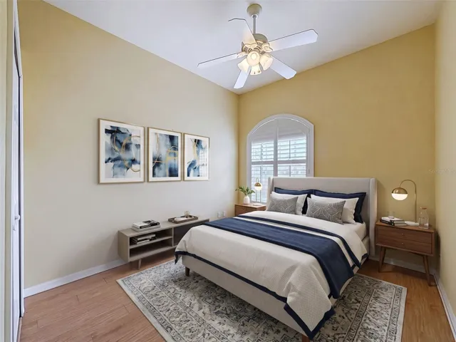 Bedroom 3 with shutters