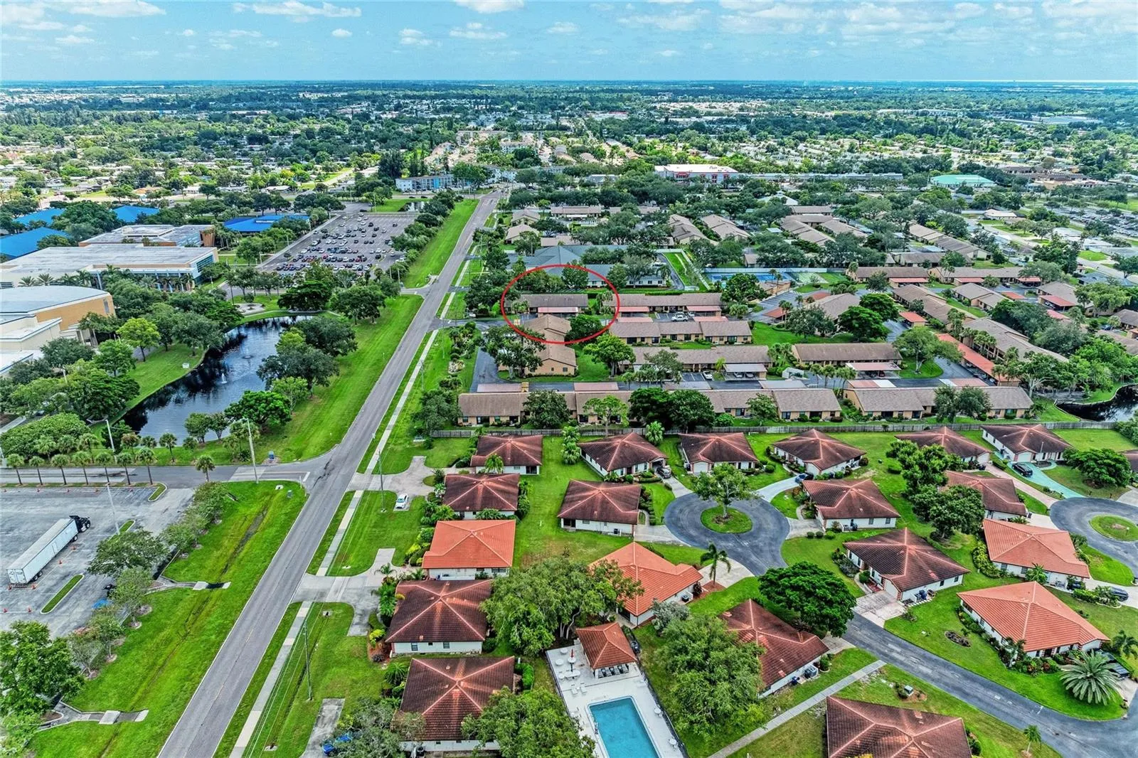 SFC   State College of Florida to the left looking east