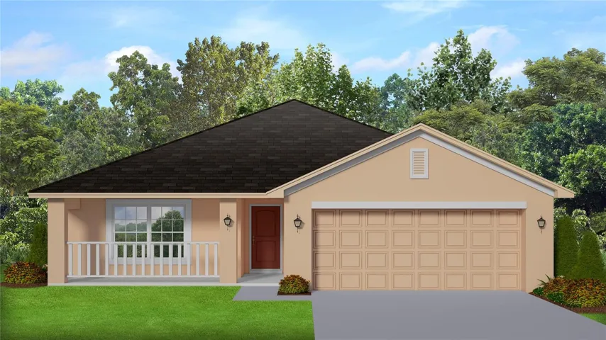 Rendering of home for illustrative purposes only.  Colors and features will vary!