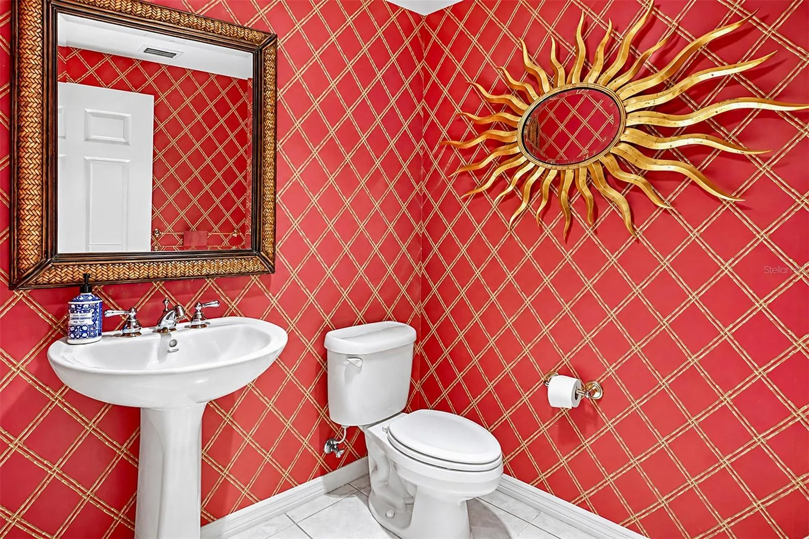 ... There is a Half Bath in Hallway For Guests and Conveniance... Size... 6 x 6 ......