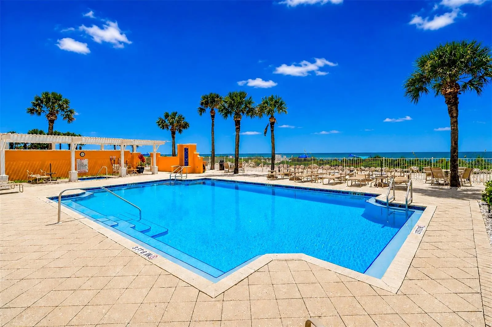 ... Relaxing Views of the Gulf From Your Heated Pool &amp; Spa Area..