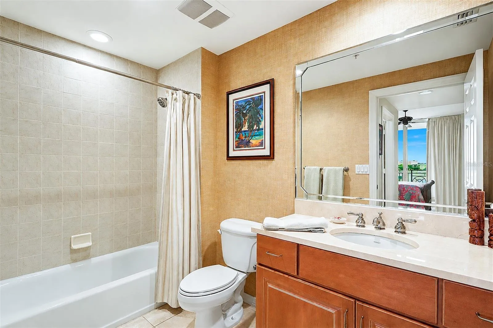 ... Bedroom Three Comes En- Suite With This 10' x 6' Bathroom - Tub w Shower.- Large Vanity ..