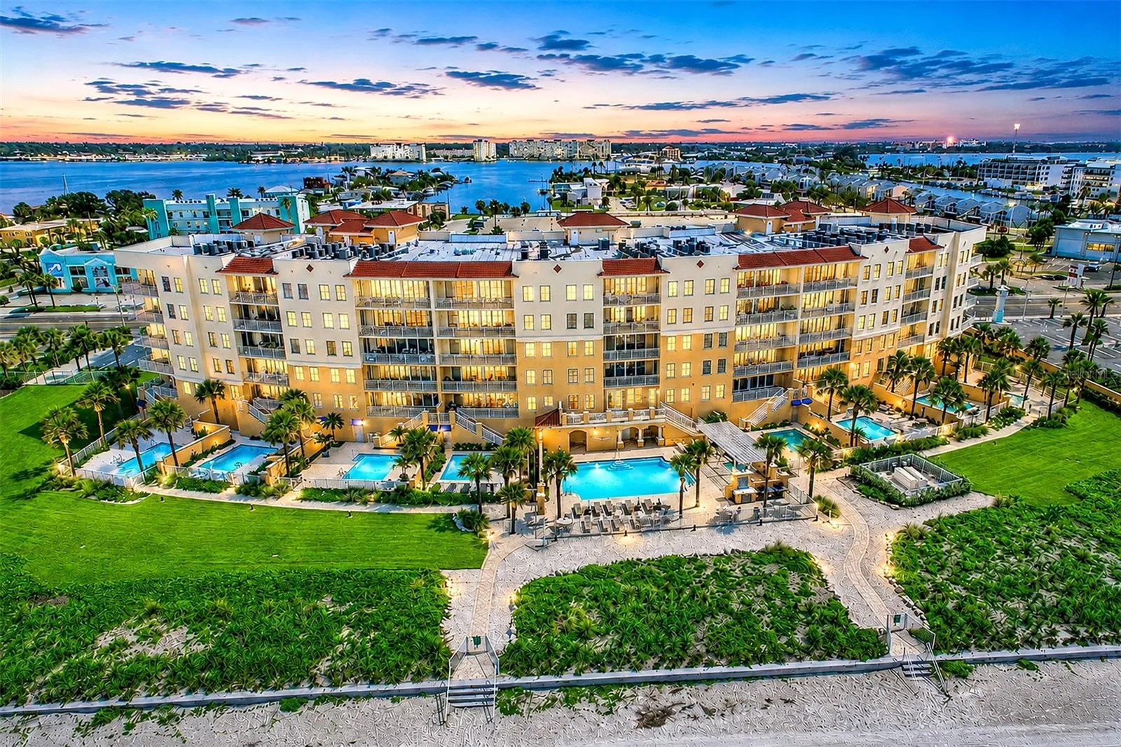 .. The Sereno Enjoys Private Gated Access Off the Beach. In 2025 the Complex okayed a $1.8 Beautiful Project - Replacing the West Side Beach Buffer Access, All Vegetation , Access Fencing, the Main Pool Area and Lobby's..It was Restored to it's Wonderful Original Look and then some.. All Paid For..
