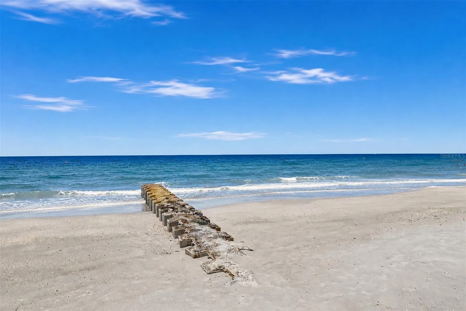 ... Direct Gulf Front Views from the Sereno. These Man Made Jetty's are used to impede beach erosion.... They work..