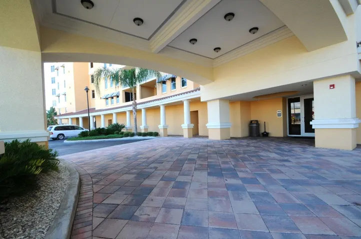 ... Large Covered Portico At Entrance Of the Sereno. Complex has 3 Banks of Elevators - Each Floor has only 3 Units Per Hallway Affording Peace &amp; Privacy.