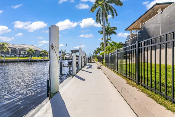 60" concrete dock with 16,000lb boat lift