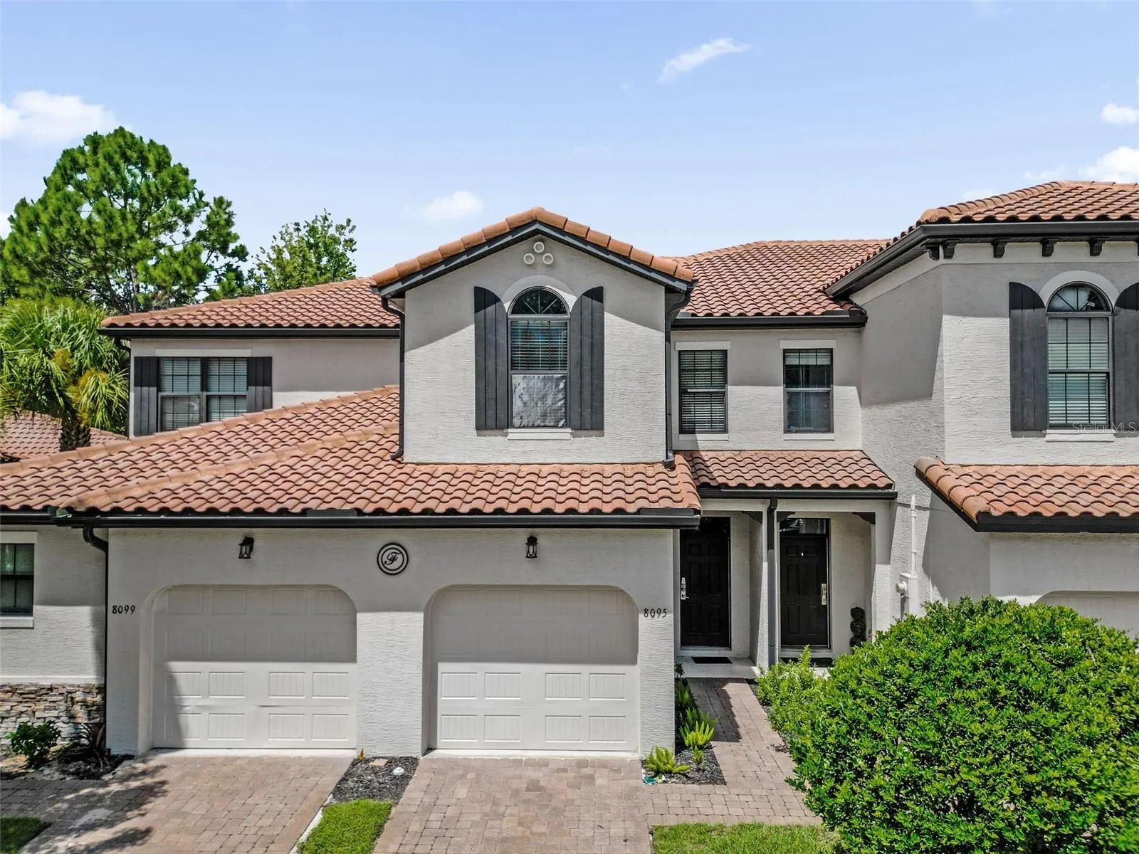 Aerial view of the property