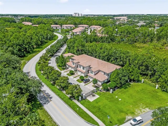Aerial view of the community