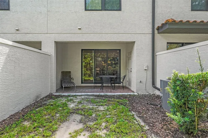 Spacious backyard