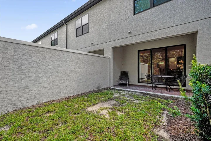 Spacious backyard