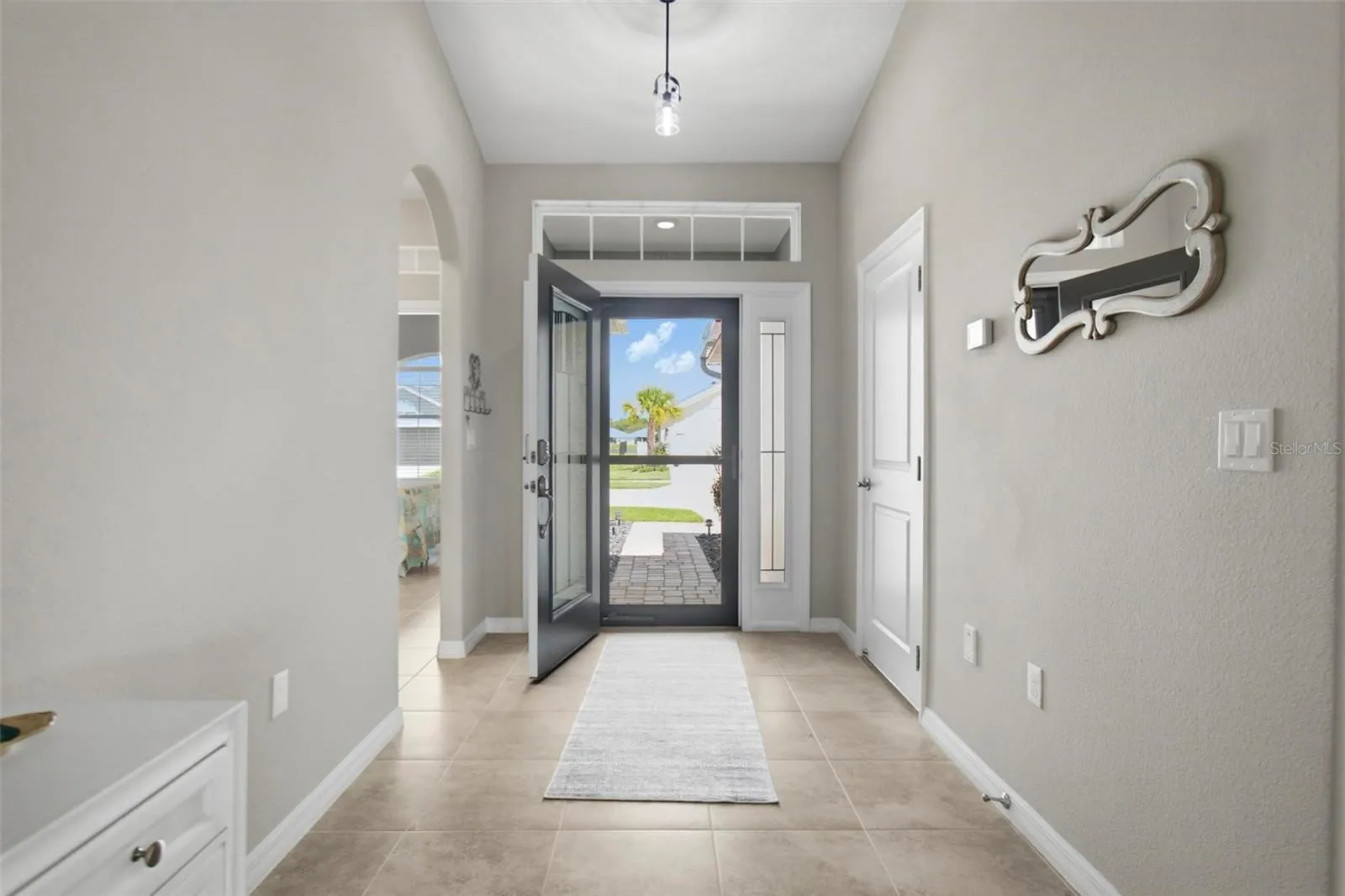 Entry way looking at front door