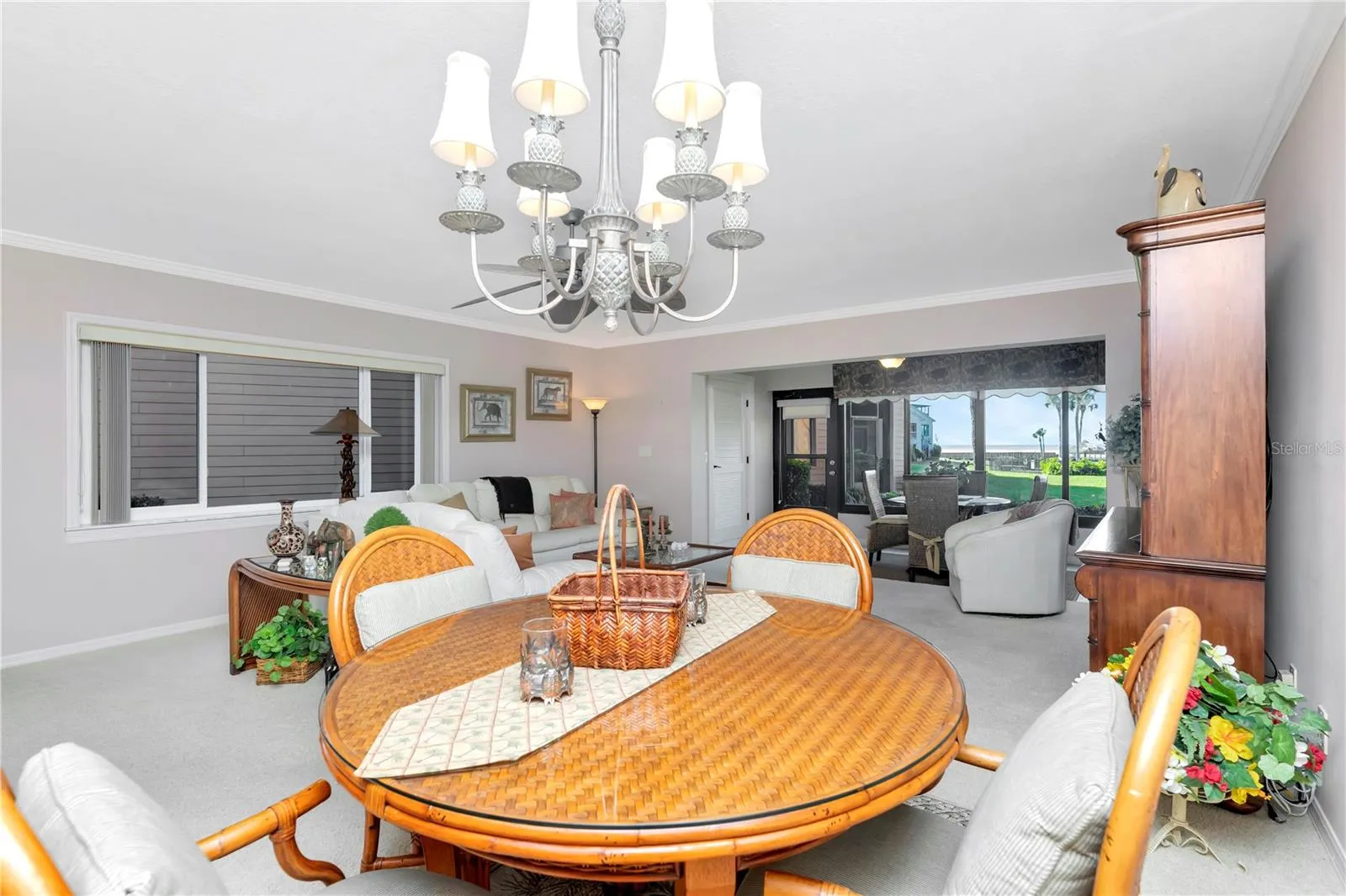 Dining room and living room