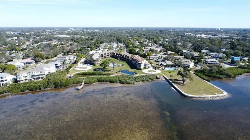 View to the east and overlooking the Gulf.