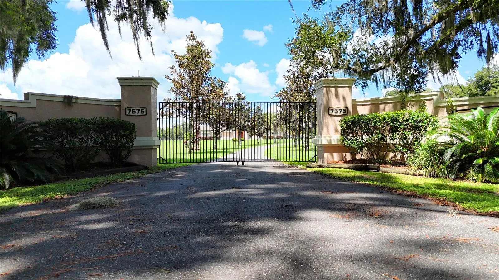 with gated entry....