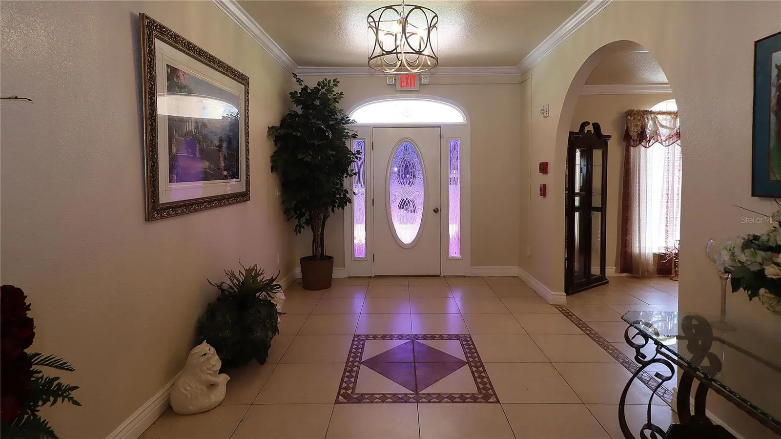with foyer entry...