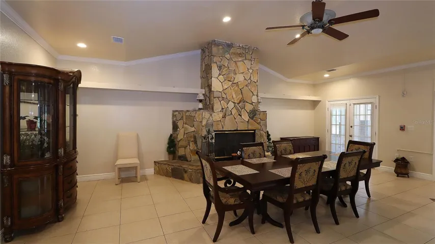 and massive dining room...