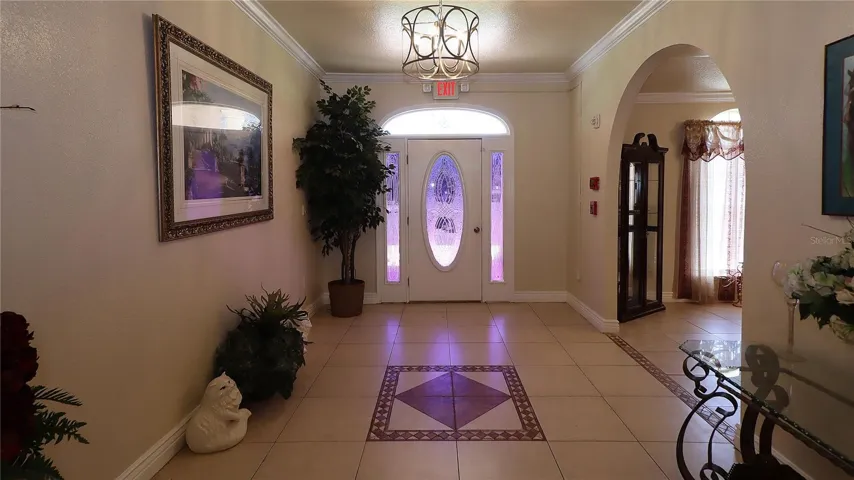 with foyer entry...