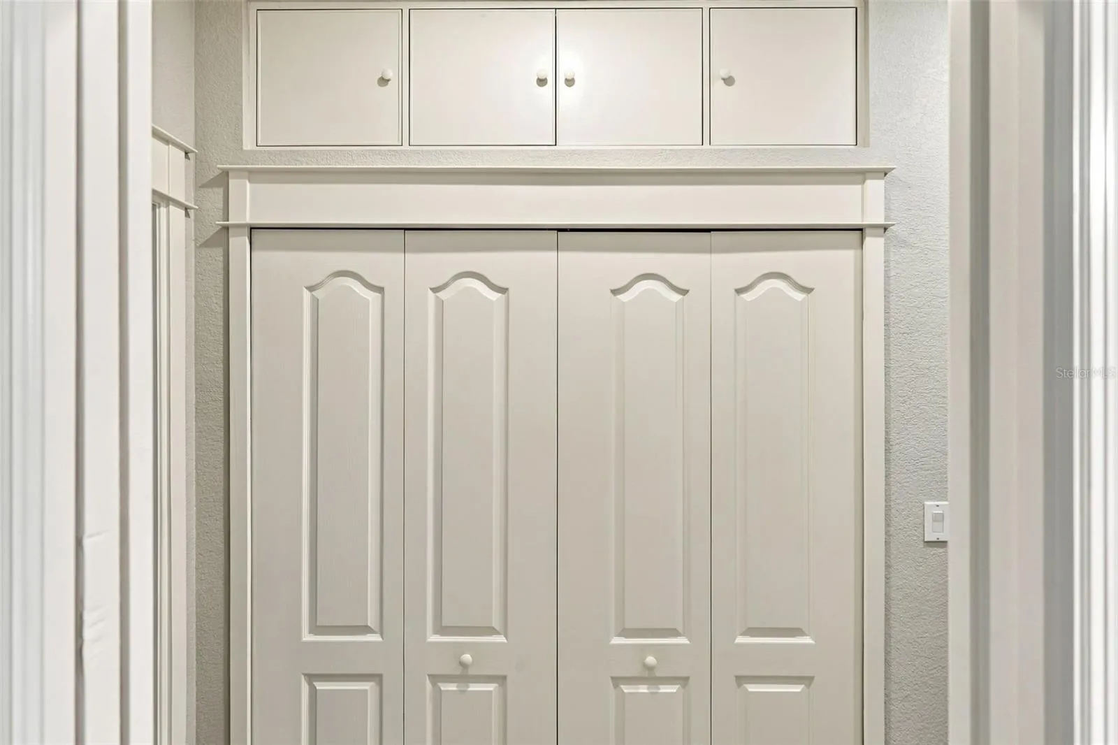 Extra Storage Above EVERY closet!