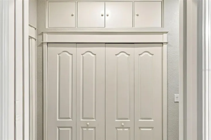 Extra Storage Above EVERY closet!