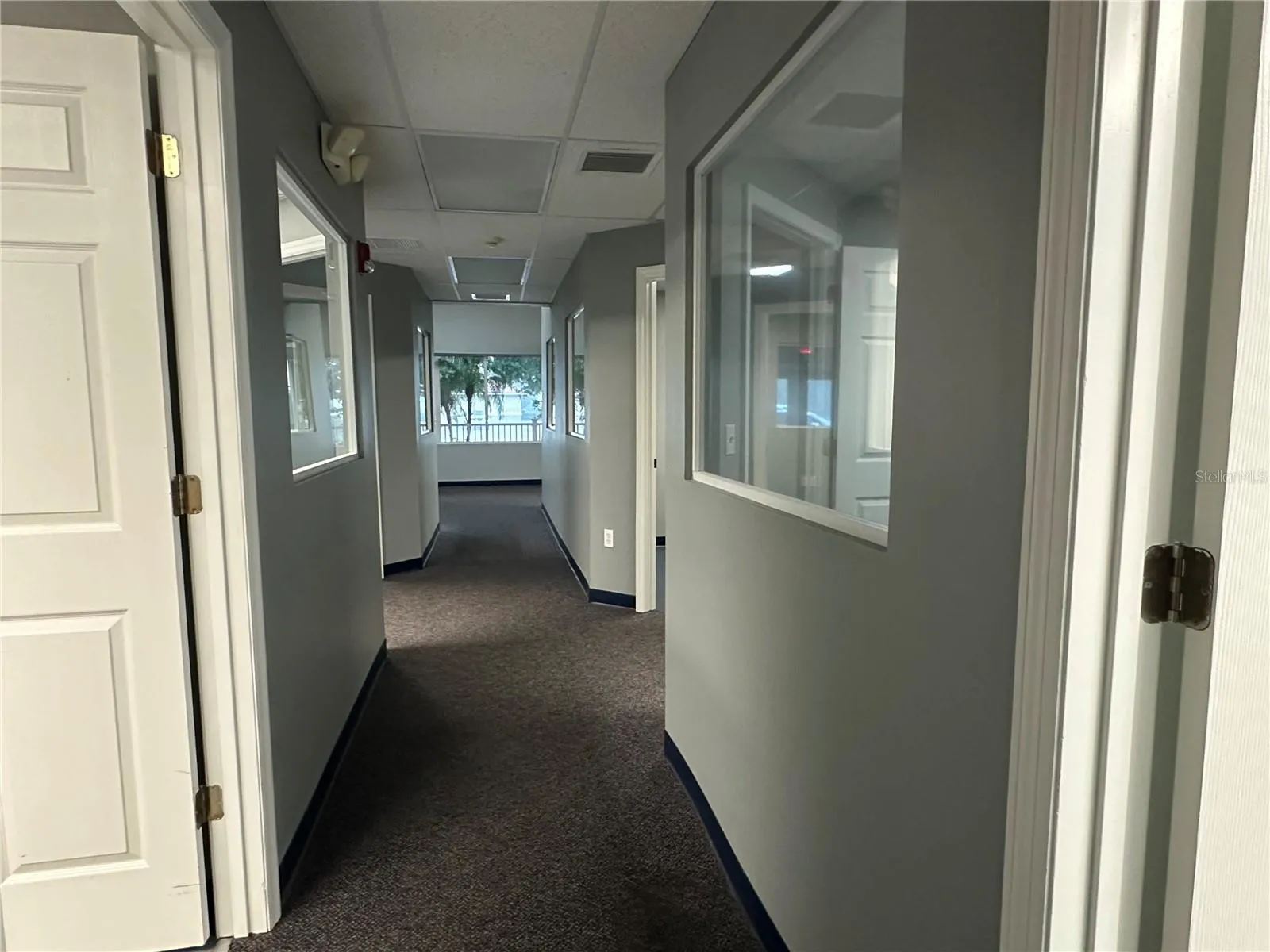 Hallway showing offices