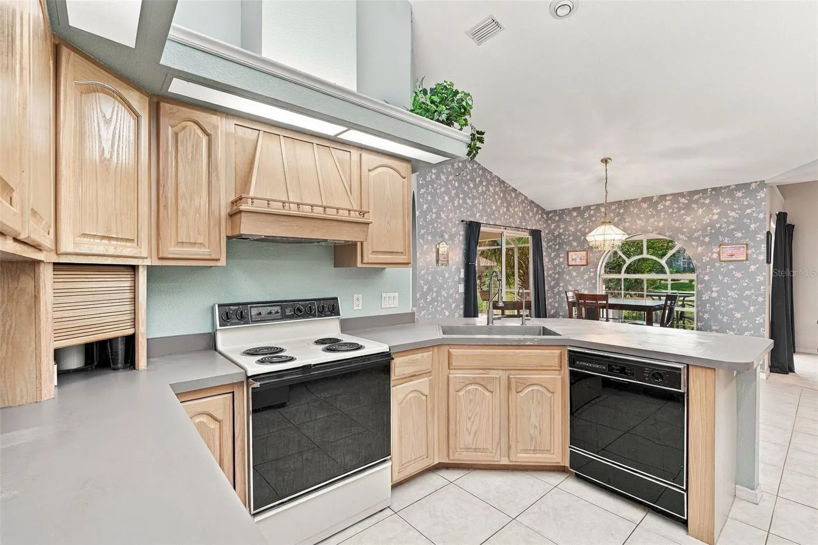 Spacious Kitchen with Plenty of Storage and Prep Space