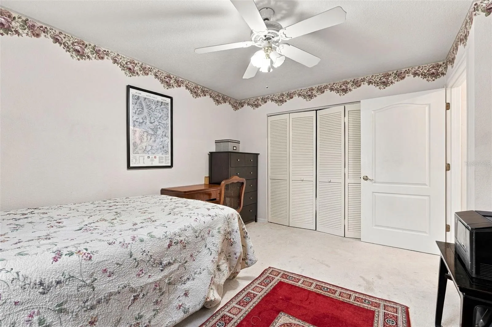 Bright Second Bedroom with Ample Closet Space