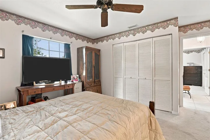 Bright Third Bedroom with Ample Closet Space