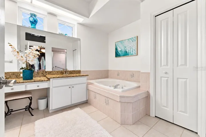 Virtually StagedPrimary bathroom