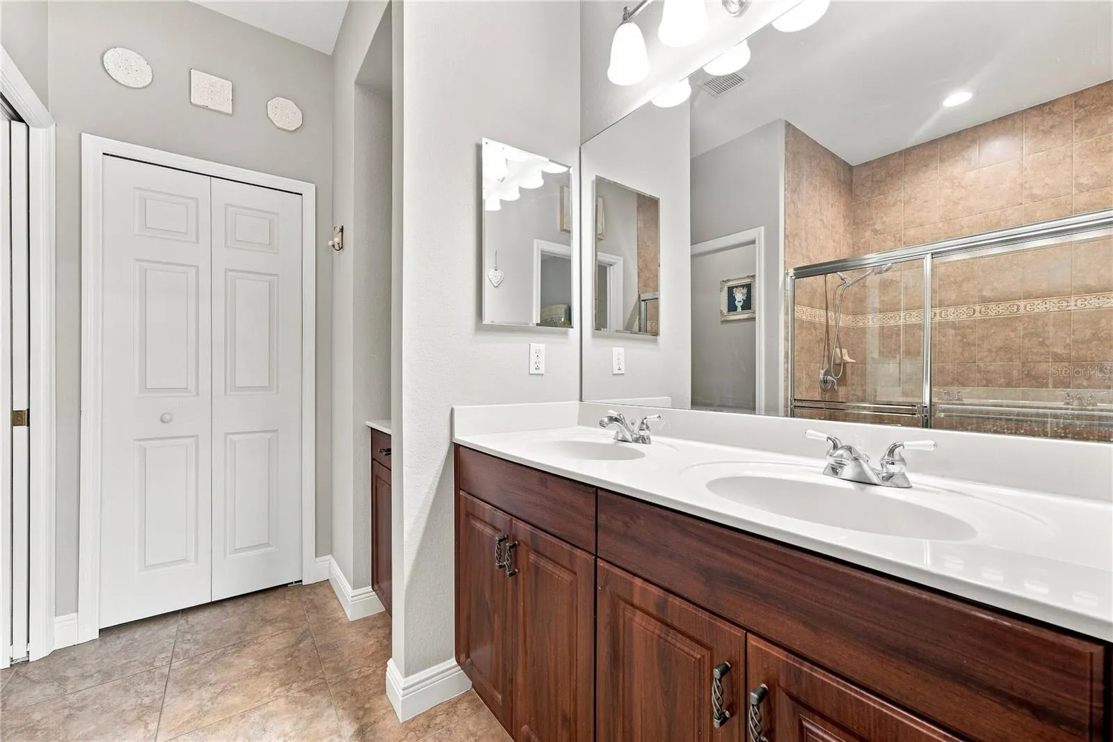 Primary Bathroom with Dual Sinks