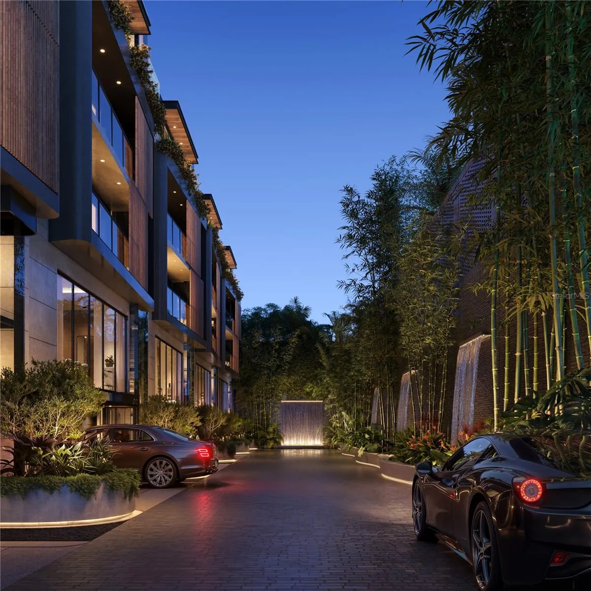 Private courtyard