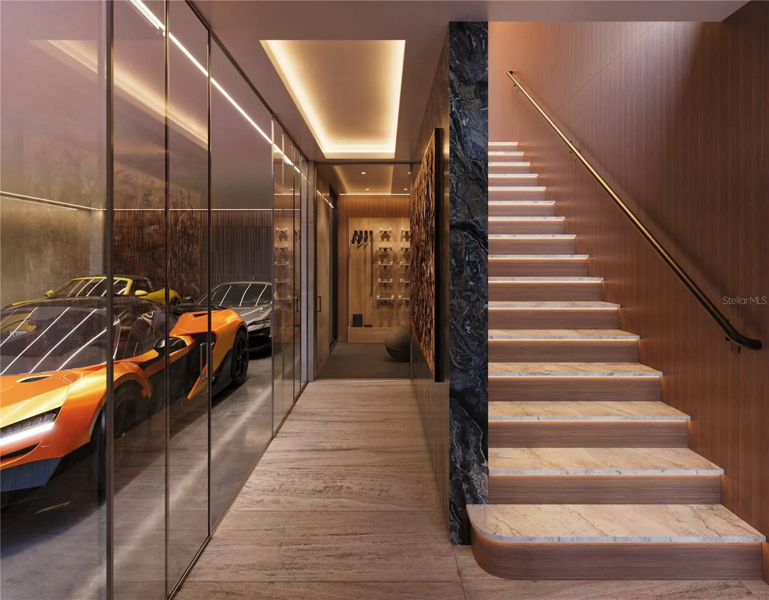 Foyer + Garage + Flex Room
