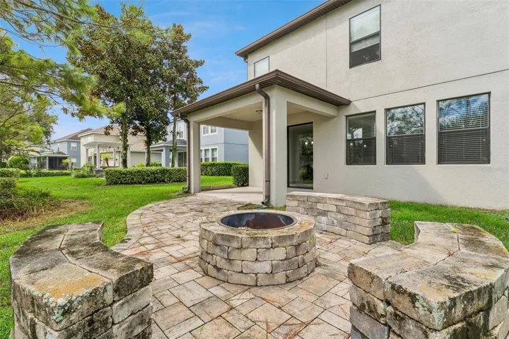 Backyard firepit