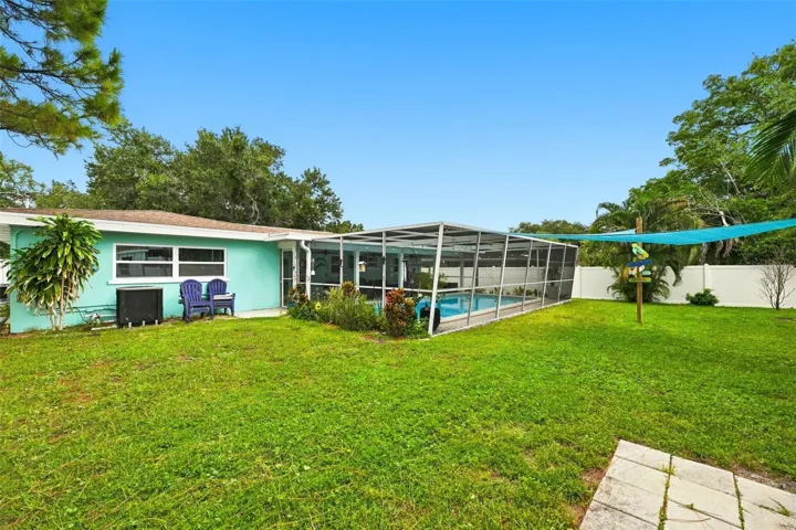 Fully Fenced in Backyard