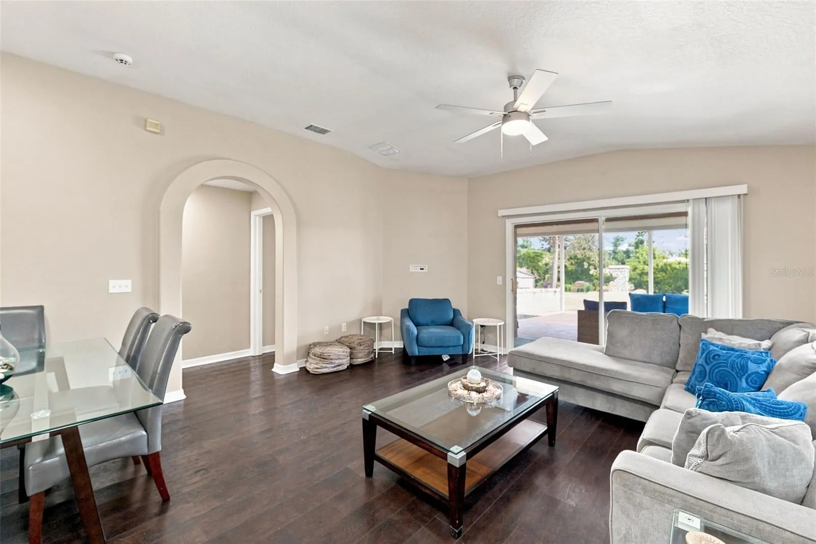 Light-Filled Living Area