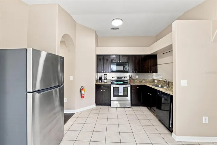 Spacious Kitchen with Stainless Steel Appliances