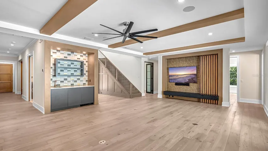 Great Room with Wet Bar