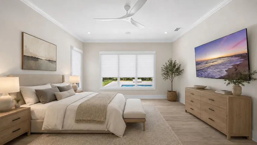 Primary Suite | Staged