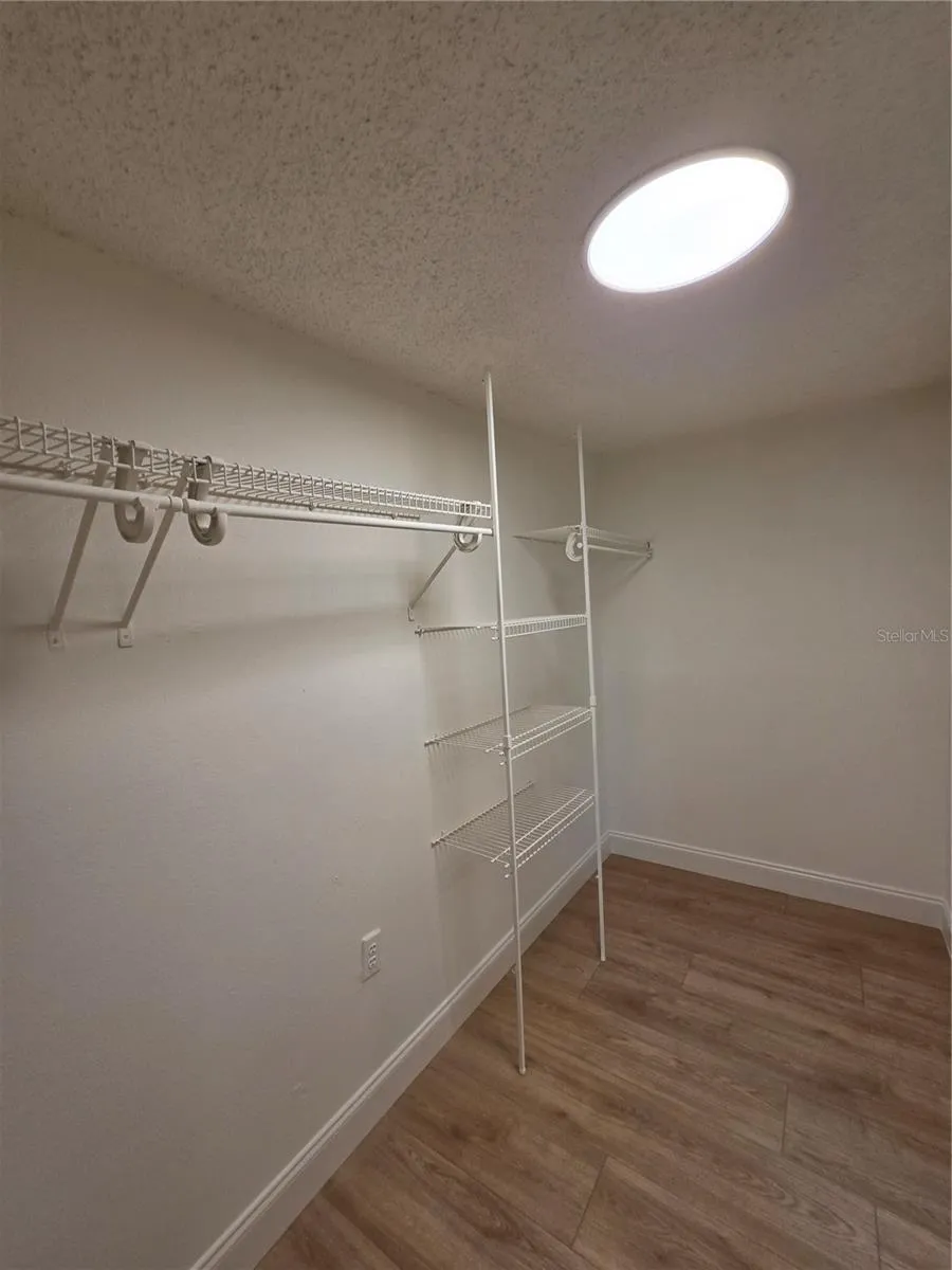 Huge walk in closet!